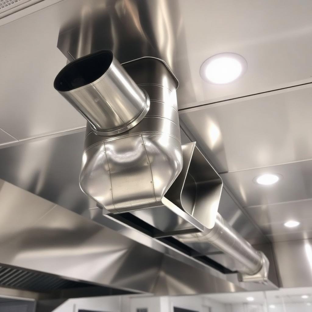 Stainless steel grease duct work